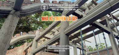 Nhà kẻ truyền là gì? Tìm hiểu về các mẫu nhà kẻ truyền Bắc Bộ - nhà kẻ truyền bê tông giả gỗ