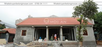 Mẫu 25 nhà kẻ truyền - nhà kẻ truyền bê tông giả gỗ