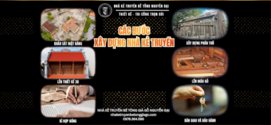 Quy Trình Thi Công Nhà Kẻ Truyền Bê Tông Giả Gỗ Từ A-Z