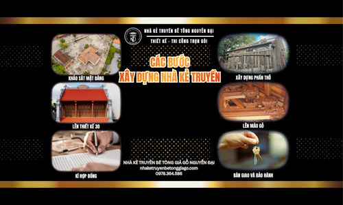 Nhà Kẻ Truyền Bê Tông Giả Gỗ Nguyễn Đại - Thiết kế thi công nhà kẻ truyền bê tông giả gỗ