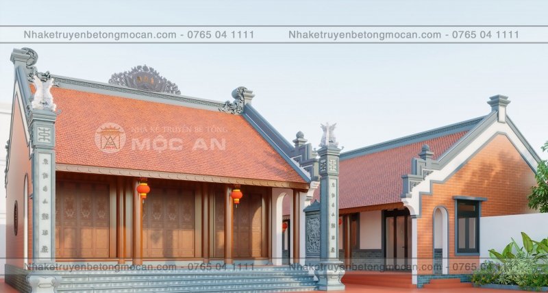 Tân Yên Bắc Giang - nhà kẻ truyền bê tông giả gỗ