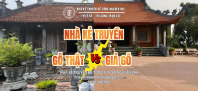 Nhà Kẻ Truyền Bê Tông Giả Gỗ Hay Gỗ Thật? So Sánh Chi Tiết 2026