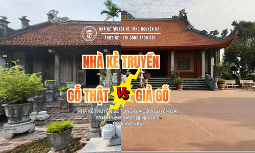Nhà Kẻ Truyền Bê Tông Giả Gỗ Hay Gỗ Thật? So Sánh Chi Tiết 2026 - nhà kẻ truyền bê tông giả gỗ
