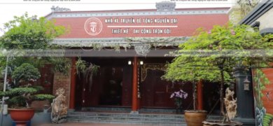NHÀ THỜ 5 GIAN BÊ TÔNG GIẢ GỖ TẠI GIA LÂM, HÀ NỘI - nhà kẻ truyền bê tông giả gỗ