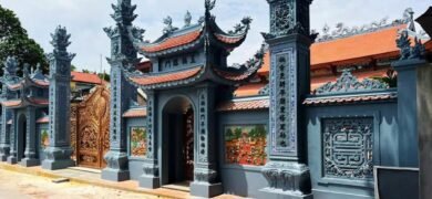 Cảnh Quan Đình Làng Đẹp – Hài Hòa Kiến Trúc - nhà kẻ truyền bê tông giả gỗ